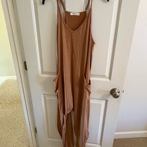 Molly Green romper with pockets